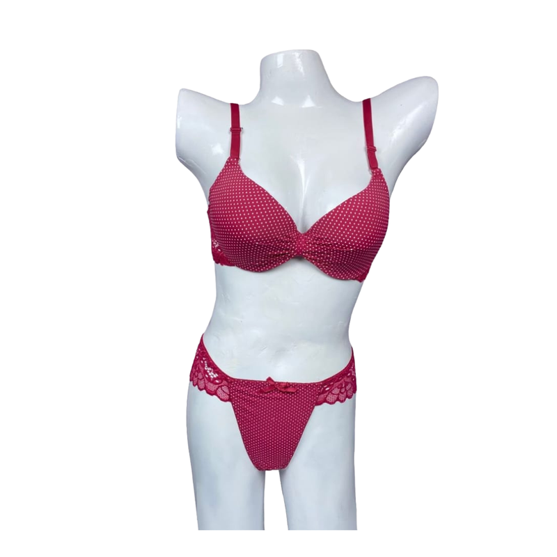 Crimson Lace Whisper Lingerie Set — ZS WISHE