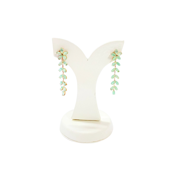 Mint Leaf Earrings – ZS WISHE